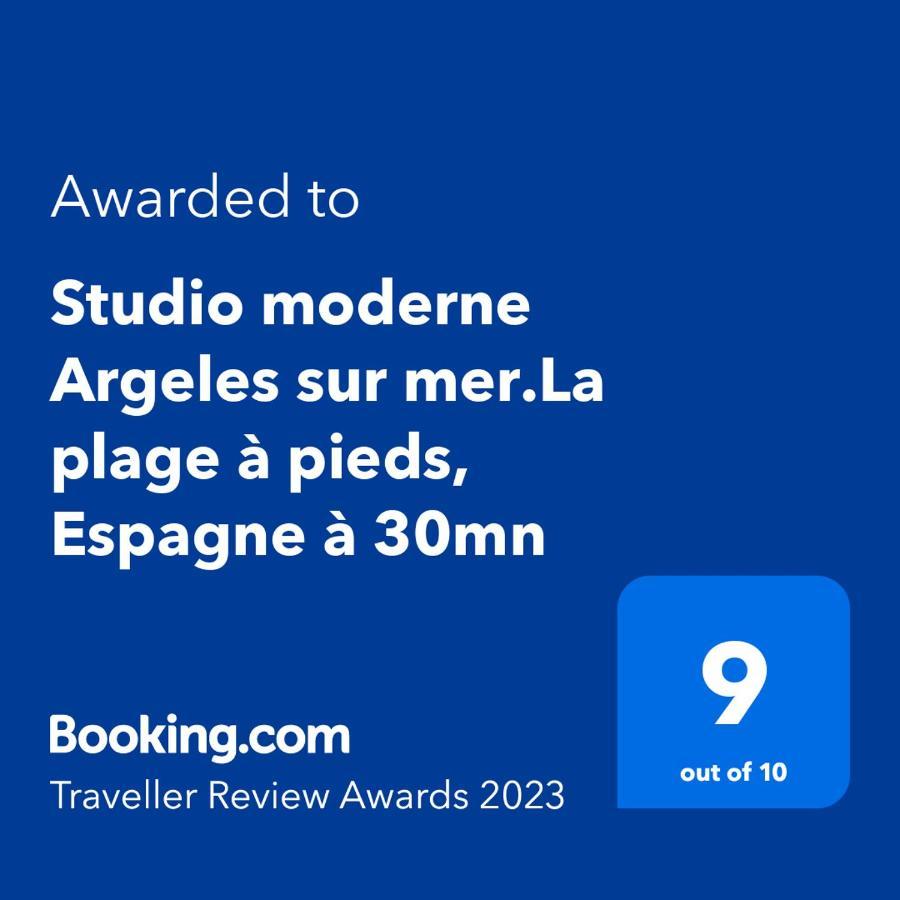 Apartment Moderne Sur Mer.la A Pieds, Espagne A 30mn Argelès-sur-Mer